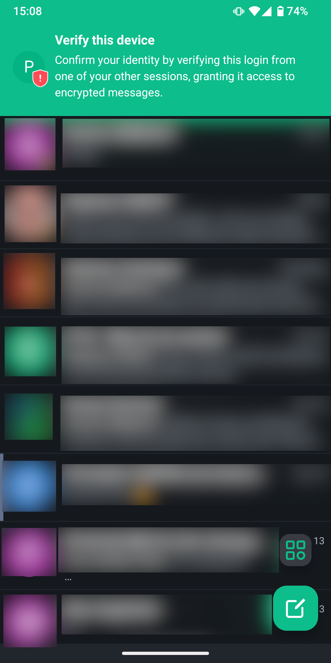 Session verification